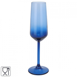 Champagne glass blue 195 ml