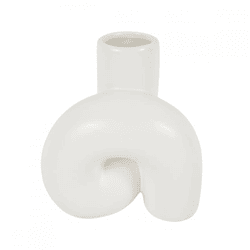 Vase Twist weiß 11,5 cm
