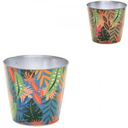 Bloempot Bob Jungle M 13 cm 2 assorti