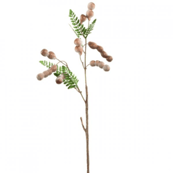 PTMD künstlicher Zweig von Beere braun 65 cm