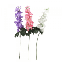 Künstliche Blume Delphinium 77 cm 3 Stück sortiert