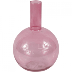 Vase rosa Glas 30,5 cm