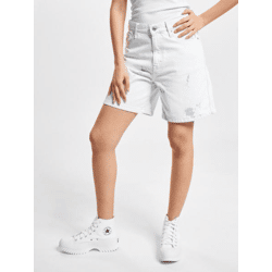 moderne Tommy Jeans Damen Jeans mit Baumwolle Weiß/Blau Batik