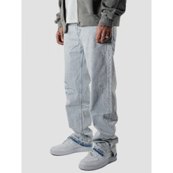 stylische UNEFFECTED Herren Jeans Hell-Blau