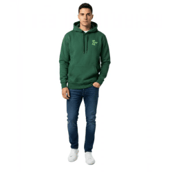 ON THAT ASS Duke Men's Hoodie, Cotton Sweatshirt with Kangaroo Pocket, Fleece-Lined Hoodie, Green