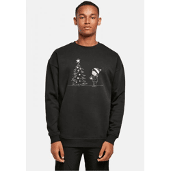 bequemes Merchcode Herren Sweatshirt 300 g/m² mit Baumwolle Schwarz