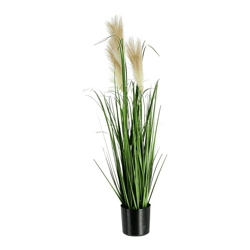 Artificial plant wild grass in pot, approx. 85cmH