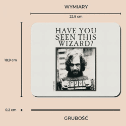 Mouse pad / Mousepad Harry Potter 031 Gray