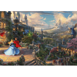 Thomas Kinkade - Sleeping beauty dancing in the enchanted light - Puzzle 1000 pieces