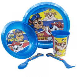 Paw Patrol - 5-piece breakfast set - Pup Power