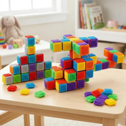 Weiche Würfel | Babyspielzeug - 25teilig