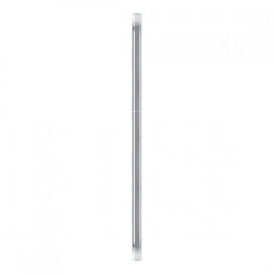 Zylinderrohr transparentes Glas 100 cm