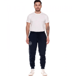 CAMP DAVID Herren Jogging-Hose mit Baumwollanteil Sweat-Hose Trainings-Hose 428251 2301 Dunkelblau