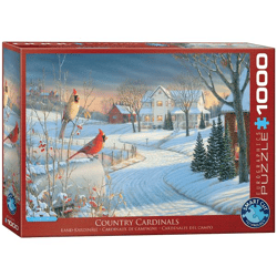 Land Cardinals by Sam Timm 1000 piece jigsaw puzzle