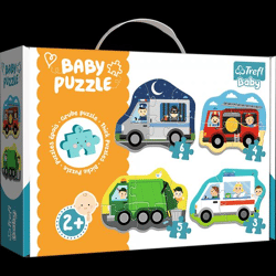 Baby Puzzle 36071 - Beruf und Fahrzeuge 3-6 Teile