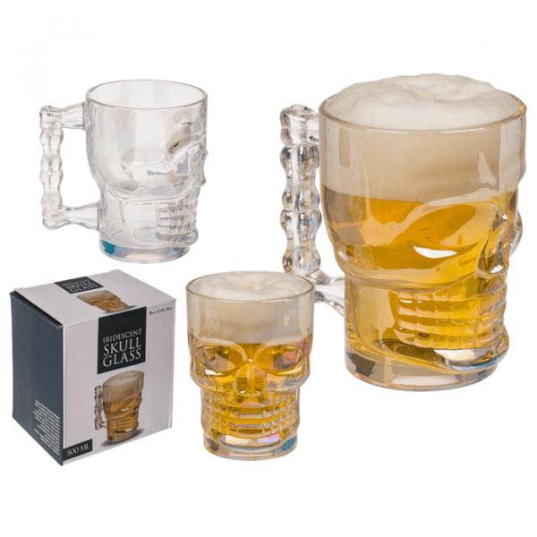 Totenkopf Trinkglas - 500 ml