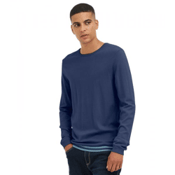 klassischer BLEND Herren Feinstrickpullover mit Rundhals Strickpullover 20717260-194024 Blau