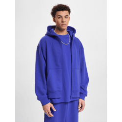 bequemer DEF Herren Hoodie mit Baumwolle Blau