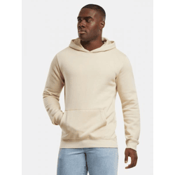 bequemer Urban Classics Herren Hoodie Rippbündchen Kapuze 270 g/m² Beige