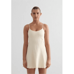 modisches aim'n Damen Kleid Stretch Weiß