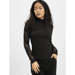 lässiges Urban Classics Damen Sweatshirt Stretch 180 g/m² mit Baumwolle Schwarz