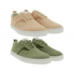 Lightweight GROUNDIES La Paz Women's Low-Top Mesh Sneakers with TrueSense Sole—Sustainable and Vegan Lace-Up Shoes GND-130264 in R