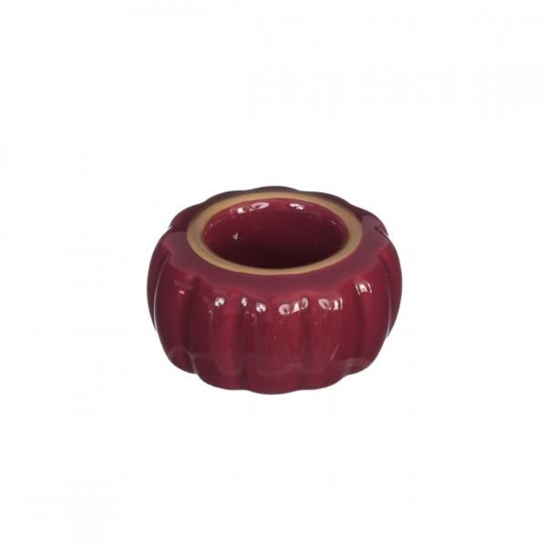 Kaarsenhouder Pouff bordeaux rood 4,5 cm