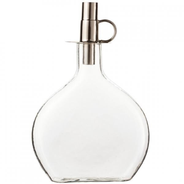VTwonen Kerzenleuchter Flasche Glas 27 cm