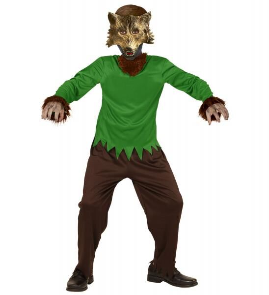 WERWOLF (Jacke, Hose, Maske) - (158 cm / 11-13 Jahre)