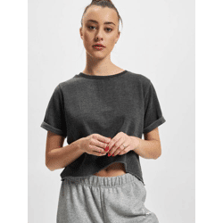 lässiges Urban Classics Damen T-Shirt 240 g/m² Anthrazit