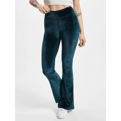 bequeme Urban Classics Damen Hose Stretch 200 g/m² Blau