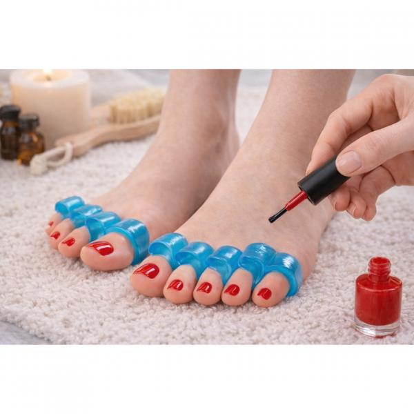 Rubberneck-Spreizer für Teenager, blau, 7,5 cm, 4er-Set