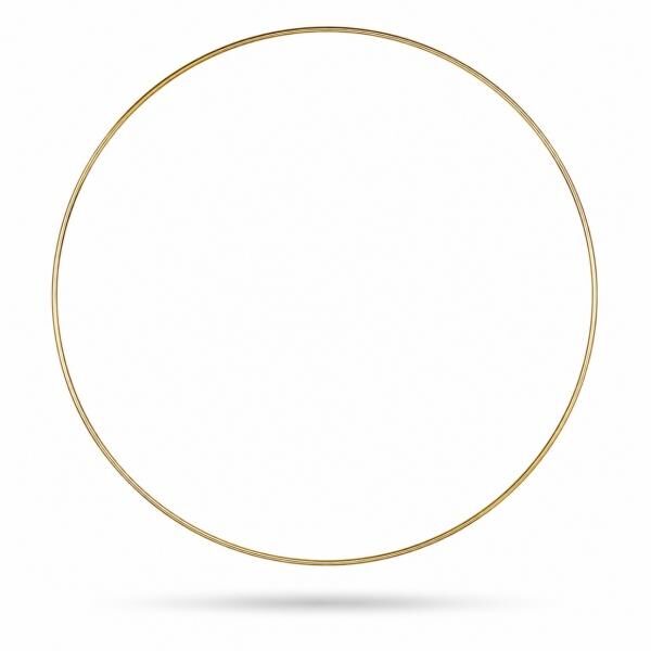 Stern Fabrik decoration ring gold-colored 50 cm
