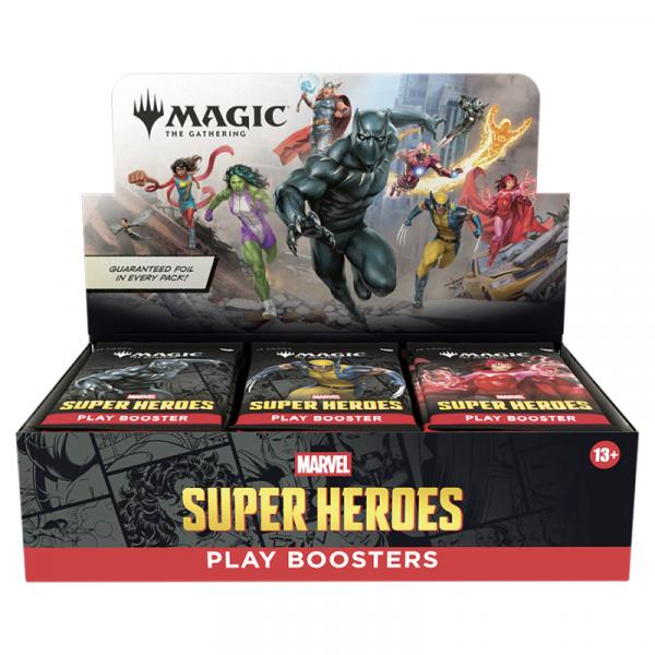 Magic the Gathering - Marvel Super Heroes Play Booster Display (30 Boosters) - EN