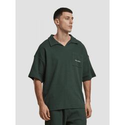 sportliches Another Cotton Lab Herren T-Shirt mit Baumwolle Grün