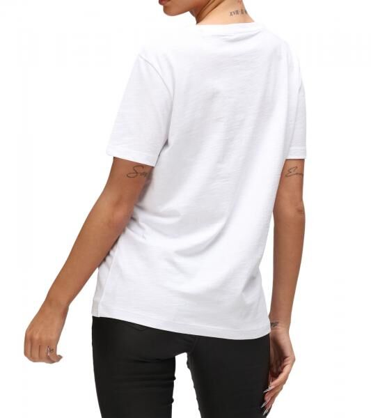 RE:COVERED X Mr. Man und Little Miss Damen Baumwoll-Shirt mit The Girls-Aufdruck T-Shirt Rundhals-Shirt RCMMM3199 Wei&szlig;