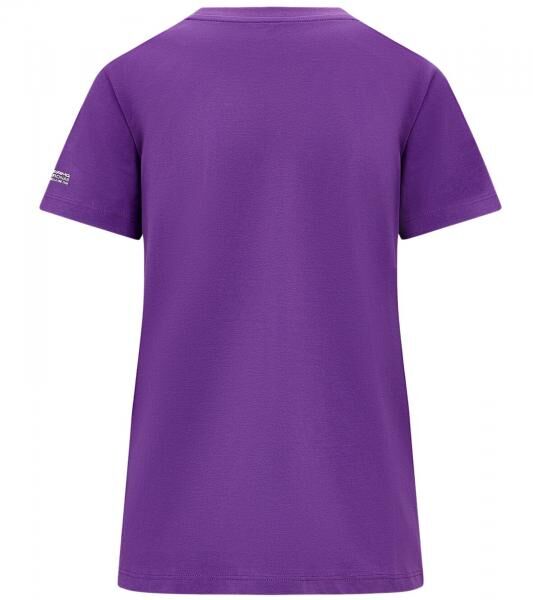 Mercedes-Benz AMG Petronas F1 Logo Damen T-Shirt mit "LH 44" Schriftzug Baumwoll-Shirt 701222305 001 Violett