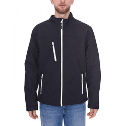 SANTINO Herren wasserabweisende Softshell-Jacke Outdoor-Jacke Alltags-Jacke 6201401019 Schwarz