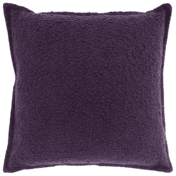 Unique Living Kissen Mae dunkel lila 45 x 45 cm