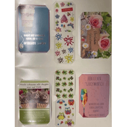 Birthday card set 8 pcs.