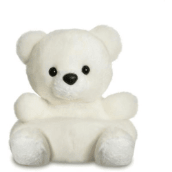 Palm Pals Snowy polar bear approx. 13 cm plush figure