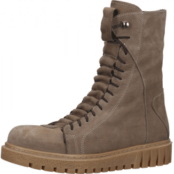 Trendige LAZAMANI Stiefelette Schnürschuhe für Damen 68.039 taupe Beige