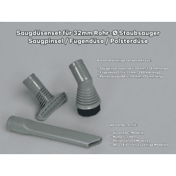 Teilen Saugdüsen Set 32mm Staubsauger Fugendüse Polsterdüse Saugpinsel Düse Universal
