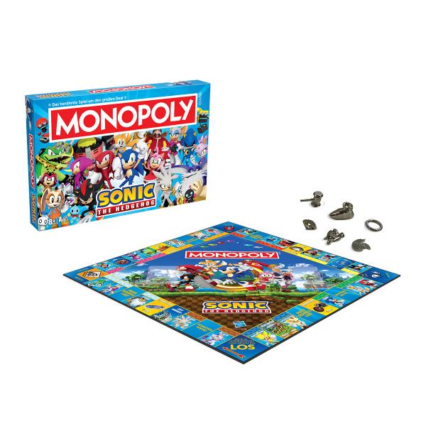 Winning Moves 56809 - Monopoly: Sonic - Brettspiel