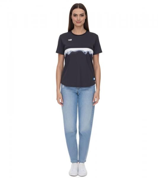 Outfitter OCEAN FABRICS TAHI Damen nachhaltiges Training-Shirt mit Mesh-Eins&auml;tzen Fitness-Shirt Kurzarm-Shirt OUT-W-1021-OTW-61 Schwarz