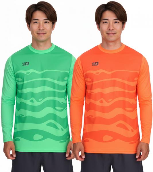 Outfitter OCEAN FABRICS Tahi Herren Torwart-Trikot Feuchtigkeitsregulierend und Schnelltrocknend Langarm-Shirt Fußball Longsleeve OUT-M-10