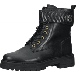 Trendige SCAPA Stiefelette Schnürschuhe für Damen 21/6664 900 Schwarz