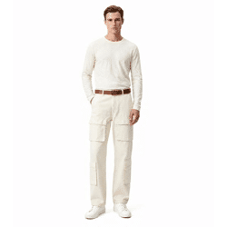 stylische Herren Cargo-Jeans 4 Pocket Style Freizeit-Hose mit vielen Taschen BR6016 Beige