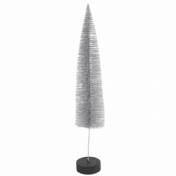 Countryfield Weihnachtsbaum auf Sockel Glitter silber 40 cm