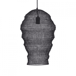 PTMD Hängeleuchte Miko S schwarz 50 cm